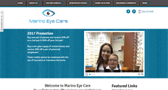 Desktop Screenshot of marinoeyecare.com